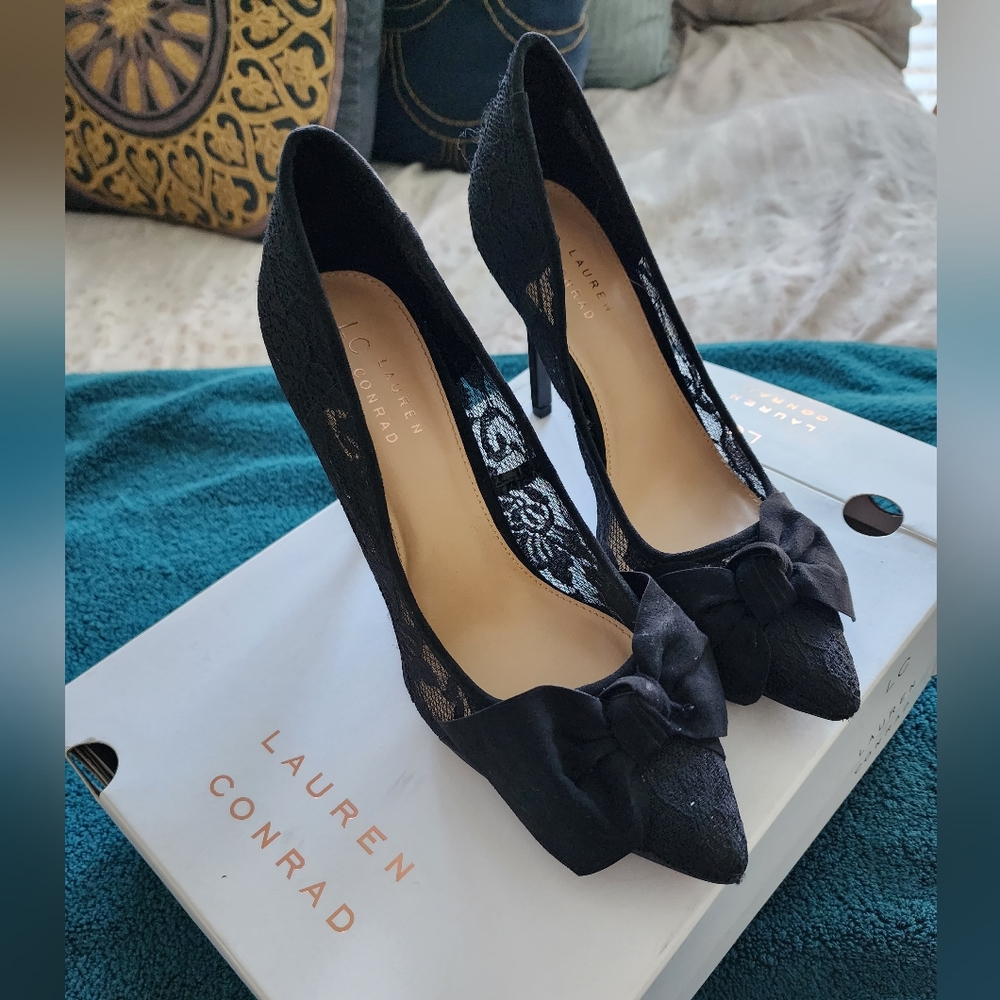 Black Lace heels